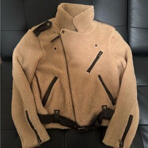 Polo Ralph Lauren Tan Shearling Jacket